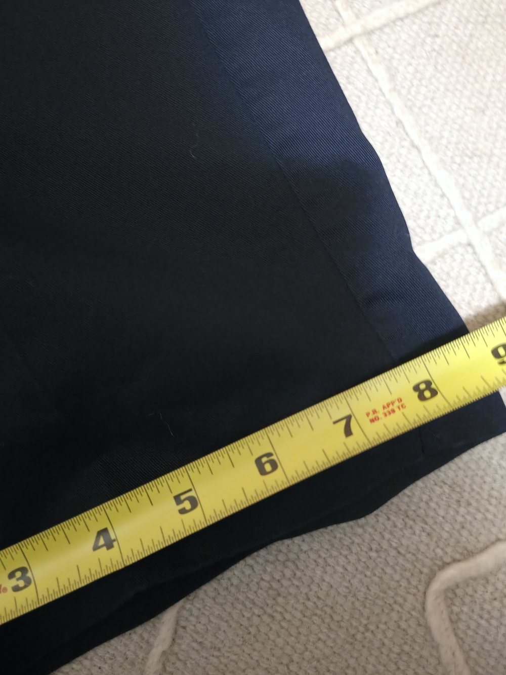 4/$67 Deal! Lands' End Navy Chino Shorts Like New - Picture 4 of 7